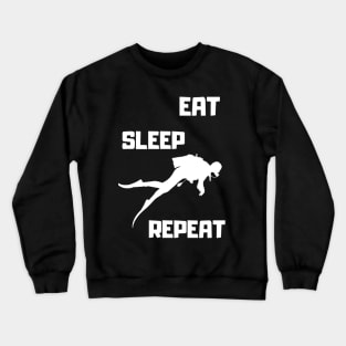 Eat Sleep Snorkeling Repeat Crewneck Sweatshirt